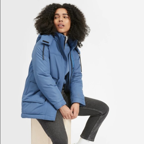 everlane oversized parka